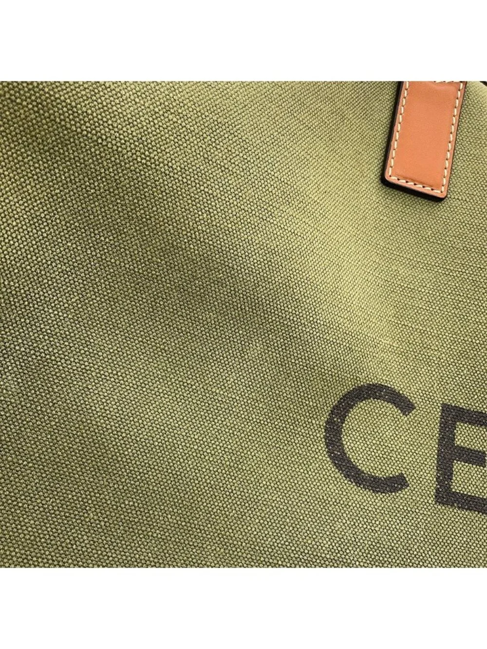 Celine Boston Bag Logo Canvas Leather 2-Way